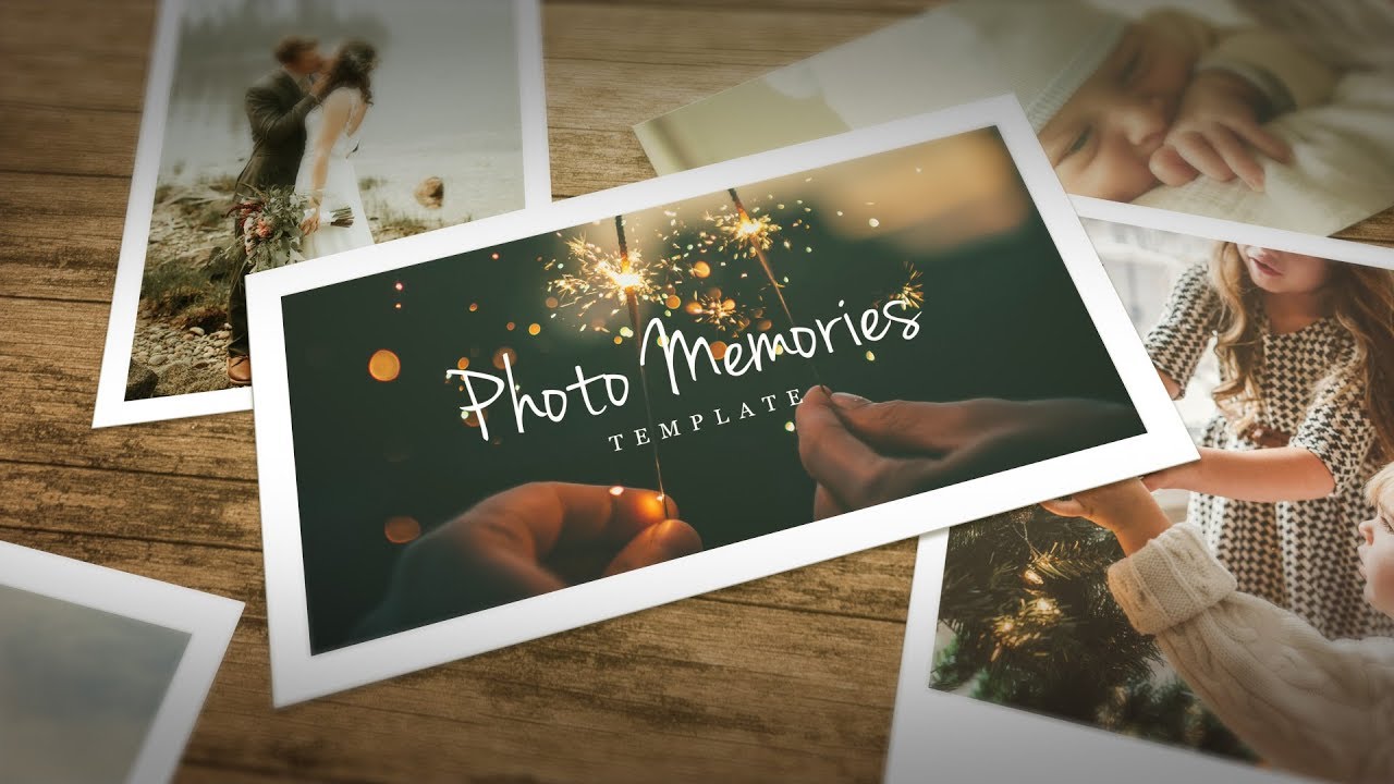 photo presentation template after effects