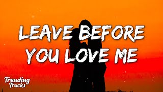 Download lagu Marshmello X Jonas Brothers - Leave Before You Love Me  Lyrics  mp3