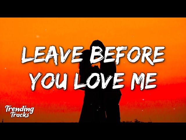 Marshmello x Jonas Brothers - Leave Before You Love Me (Lyrics) class=