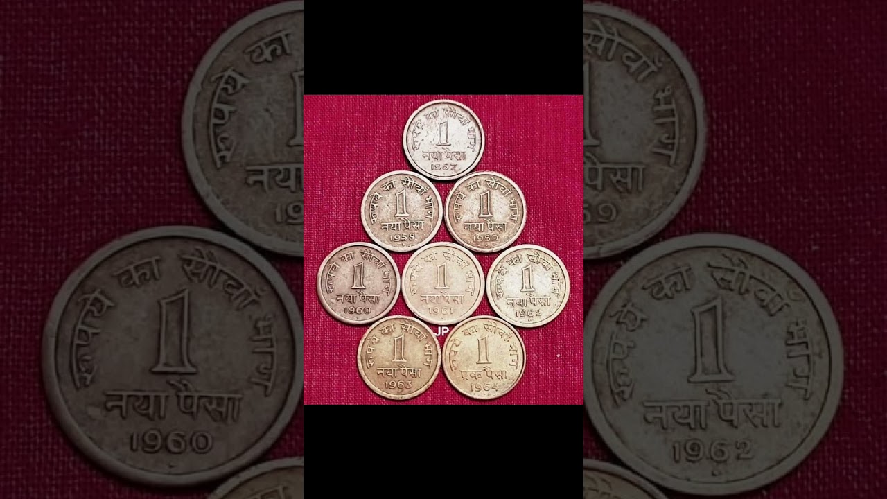 Republic of india 1 Paisa years wise set   contact - 9820673125