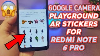 GOOGLE CAMERA PLAYGROUND AR STICKERS on REDMI NOTE 6 PRO | ANY ANDROID PHONE | GOOGLE AVENGERS AR screenshot 5