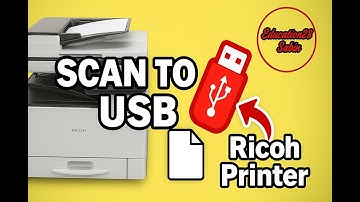 How to Scan to USB in Ricoh Printer | Quick and Easy Tutorial