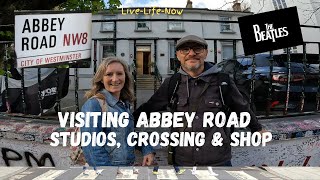 ABBEY ROAD London, The BEATLES recording studio & ZEBRA crossing