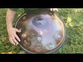 Ovo handpan  d celtic minor 14 notes