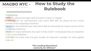 How to Study the NCAA Women's Basketball Rule Book with Jon Levinson.
