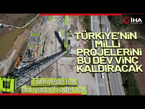 Türkiye'nin Milli Projelerini Bursa'daki Dev Vinç Kaldıracak