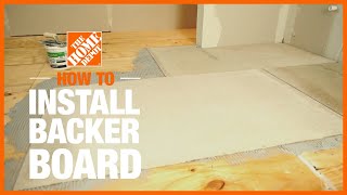 How to Install Cement Backer Board for Floor Tile Installation | The Home Depot