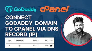 How to Connect Domain with Hosting via DNS | GoDaddy Domain to cPanel Hosting Step-by-Step in hindi