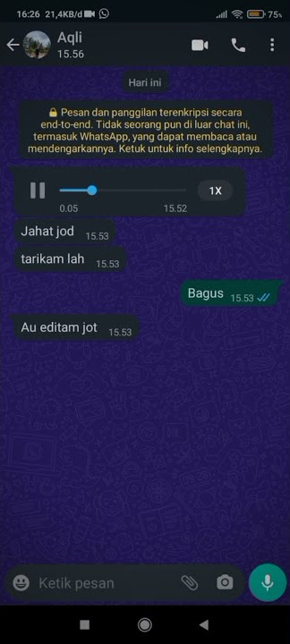 aku tak mau bicara wali