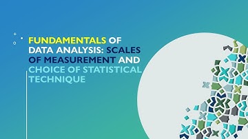 Measurement scales and Choice of Statistical and Econometric Technique
