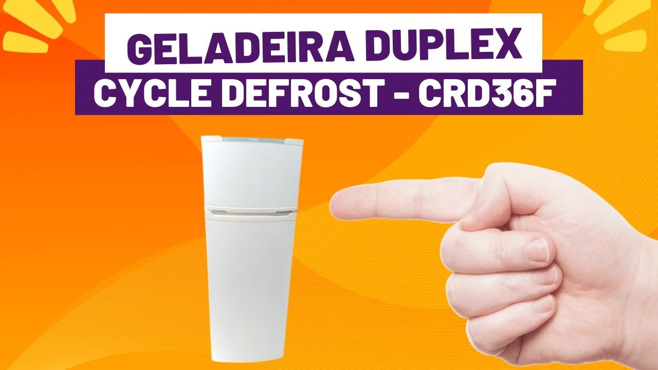 Geladeira Duplex Consul Cycle Defrost 334L Branco - CRD36F - 110V
