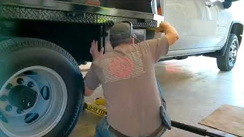 Mounting underbody tool boxes