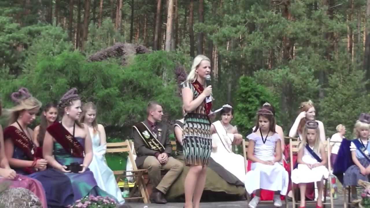  50. Heideblütenfest 2013 in Meißendorf - Krönungszeremonie - YouTube Bildidee 