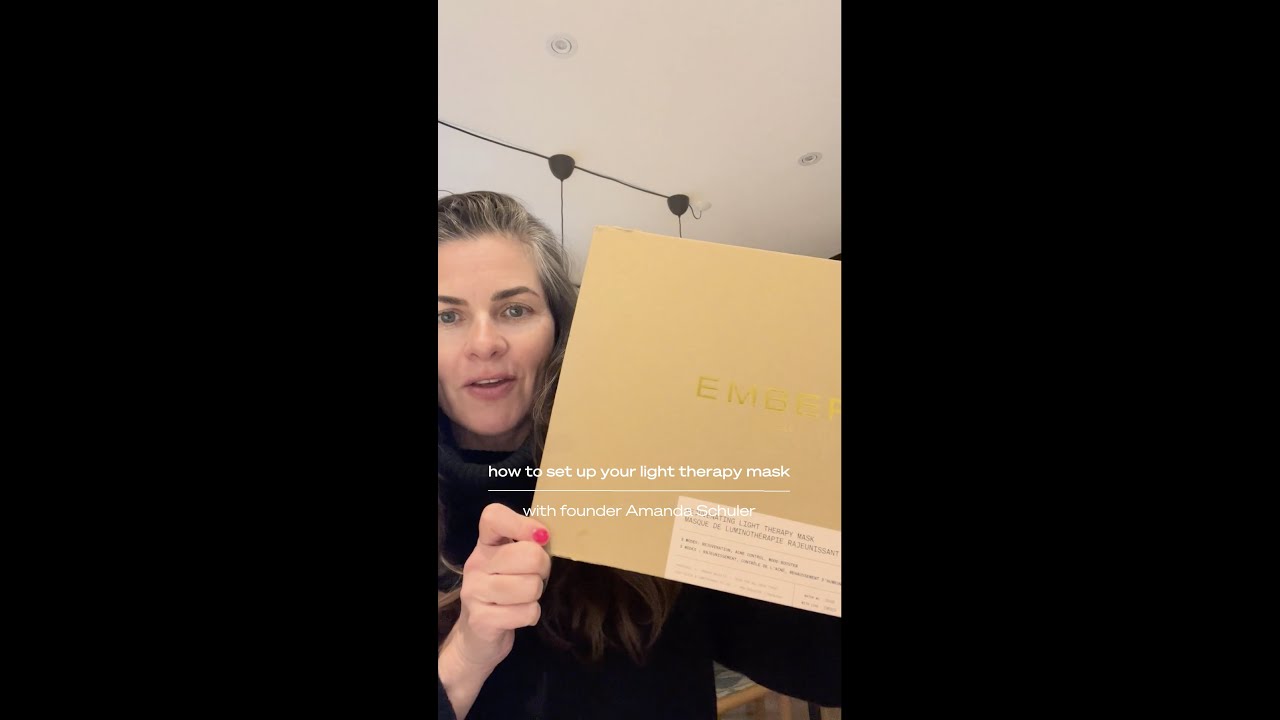 How To Set Up The Ember Wellness Rejuvenating Light Therapy Mask YouTube