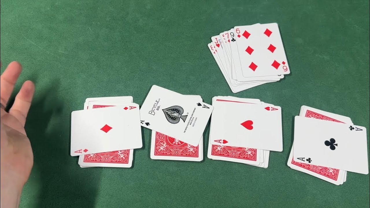 Королевский путь к карточной магии — Учебник для пикника игроков в покер! Простой карточный фокус...