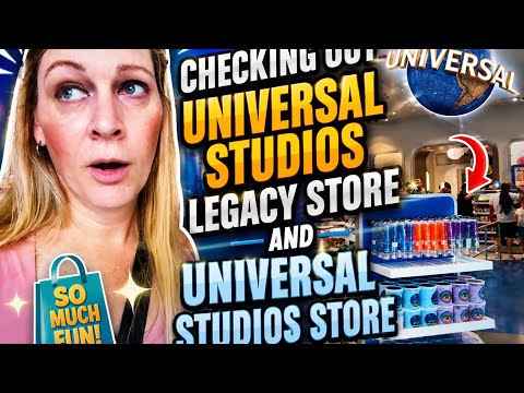 Checking out the Universal Studios Legacy store and Universal Stufios Store