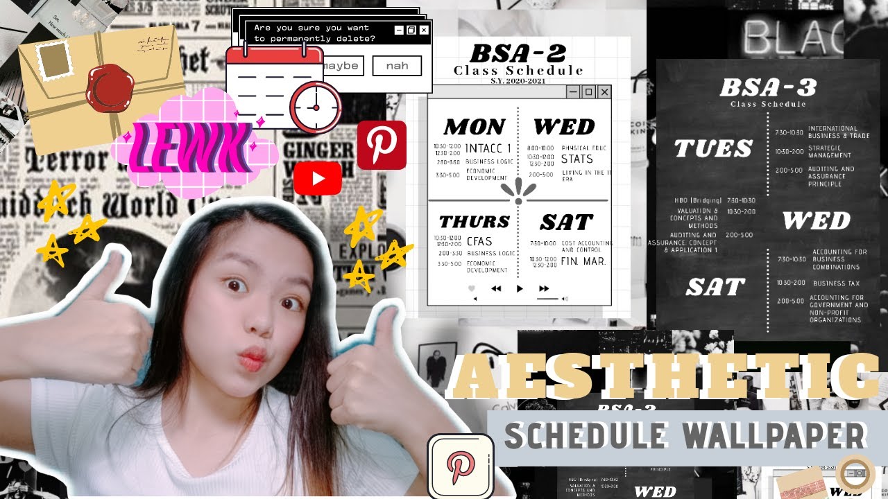 schedule wallpaper for men igotchu fyp classschedule backtoschool    class schedule template  TikTok