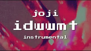 Video thumbnail of "joji - i don't wanna waste my time (instrumental) (re-prod. by onkz)"