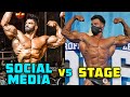 Social media bodybuilders vs stage bodybuilders