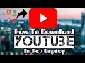 Download YouTube app on desktop and laptop