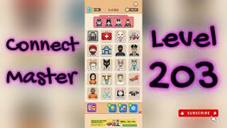 Connect Master Match Puzzle Game Walkthrough 🔗🧩 | Level 203 | SolutionGuruji