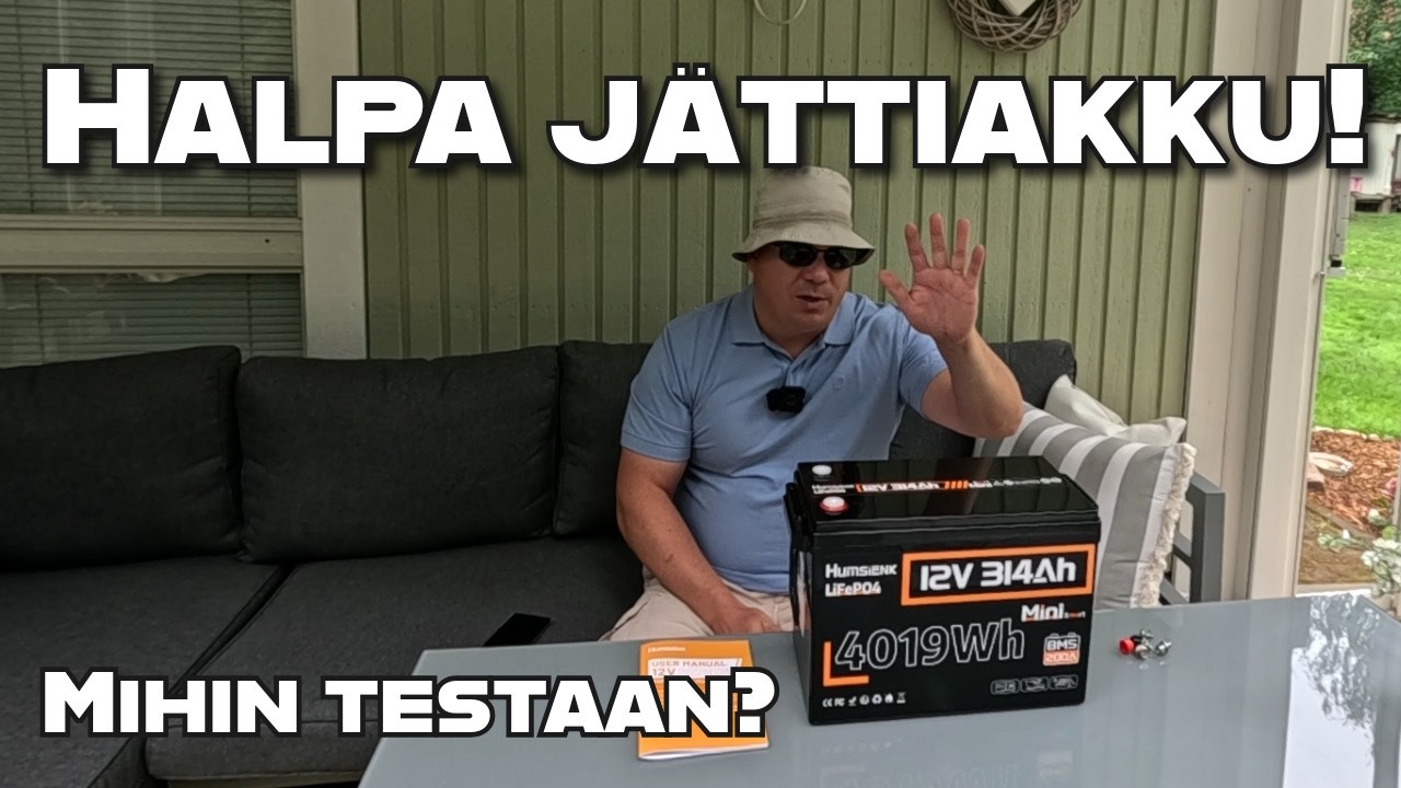 Halpa 314 Ah akku Kiinasta! - Mihin testaisi?