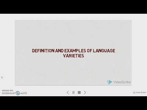 Definition And Examples Of Language Varieties
