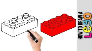 lego draw easy step tutorial drawings