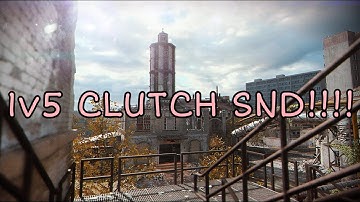 MODERN WARFARE SND | 1v5 CLUTCH TO WIN THE GAME!!!