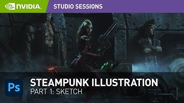 Create a Stunning Steampunk Illustration w/ Andrew Domachowski | Part 1: Sketch