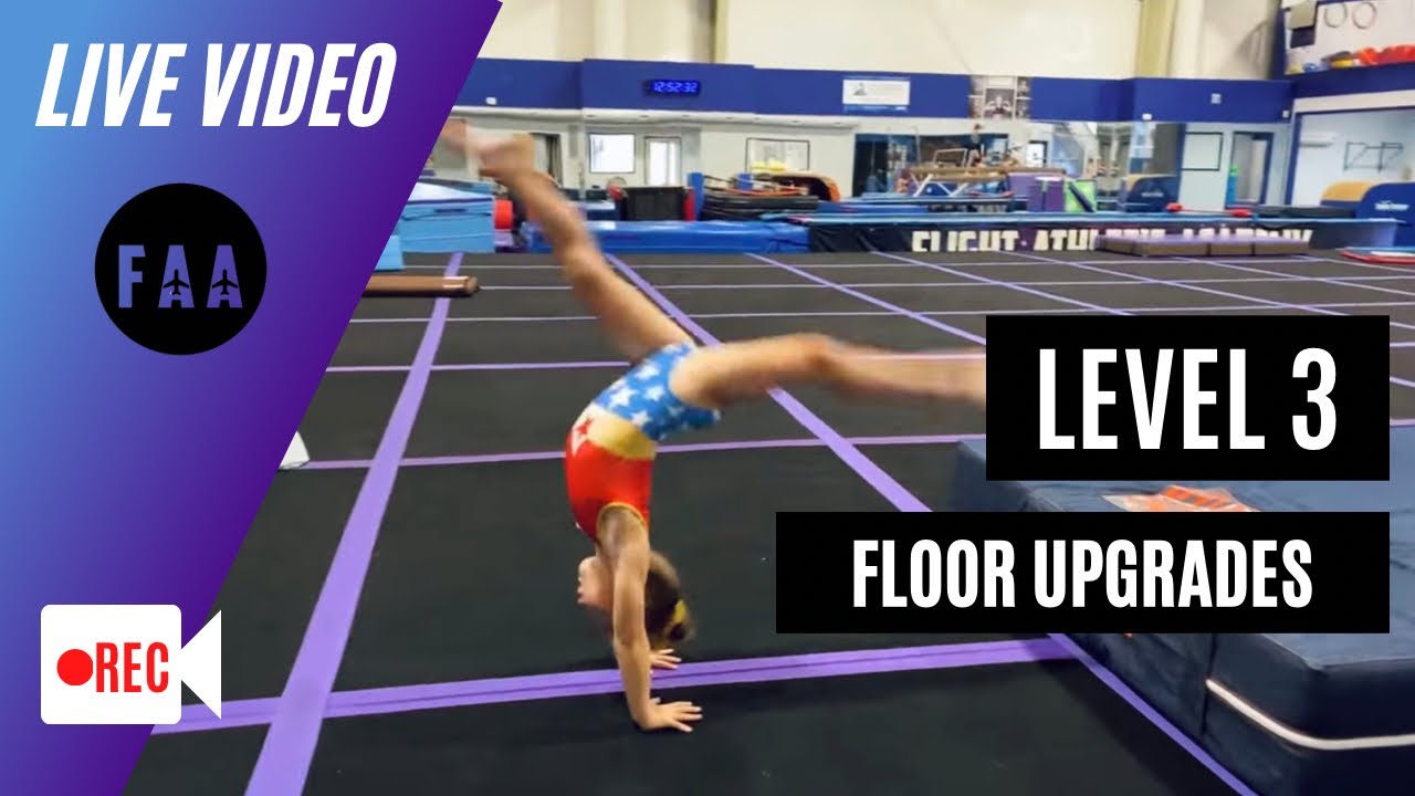 Level 3 Upgrade Front Tumbling Circuit Live with Coach Victoria - YouTube