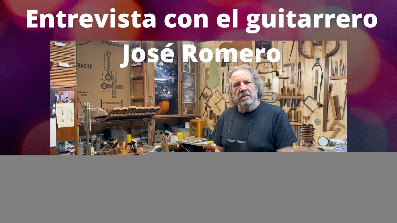 Entrevista con el guitarrero José Romero en Madrid - David Tavares