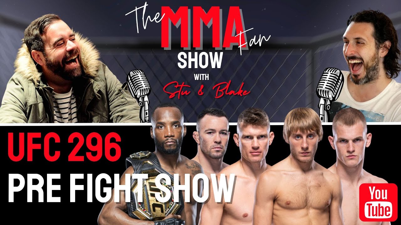 Pre UFC 296 Show The MMA Fan Show with Stu and Blake YouTube