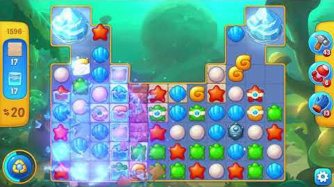 Fishdom 1596 Level - NO BooSTERS