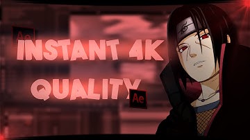 Instant 4k - After Effects Tutorial