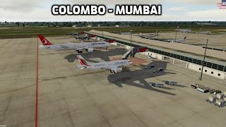 (P3DV5.4) Simulation Flight VCBI-VABB Airbus A320-SL