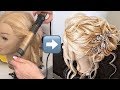 КАК СДЕЛАТЬ ПУЧОК ИЗ ЛОКОНОВ | ПРИЧЕСКА ПУЧОК БЕЗ ВАЛИКА | ROMANTIC BRIDAL UPDO | PEINADOS