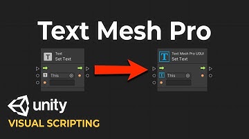 Unity Visual Scripting and Text Mesh Pro
