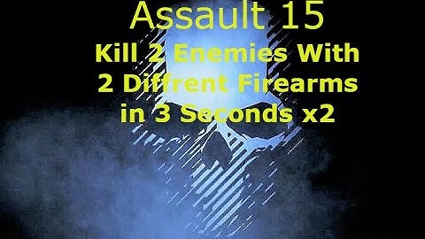 Ghost Recon Breakpoint : Assault Rank 15 : Kill 2 Enemies With 2 Different Firearms in 3 Seconds x2