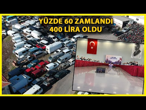 Yediemin Otoparklarında Çekici Ücretleri 400 Lira Oldu