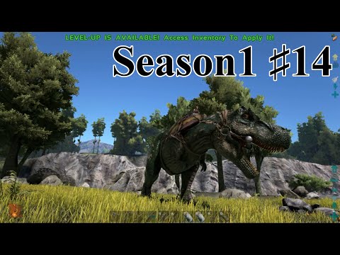 14 Ark Isl S1 Lv100rex ティラノサウルス をテイム 後編 Pc版公式pve Ark Survival Evolved Youtube