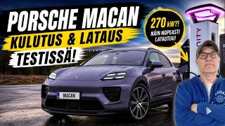 PORSCHE MACAN KULUTUS &amp; LATAUS TESTISSÄ - TÄSSÄ TOTUUS