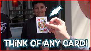 Fastest Mind Reading Card Trick! Level 100/100!