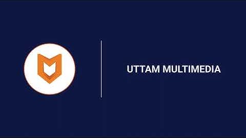 Logo Intro Video | Uttam Multimedia New Logo