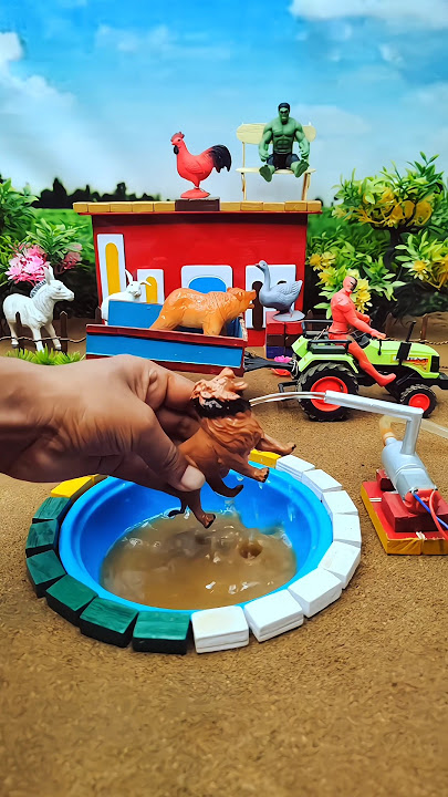 diy how to make mini water pump science project machine #diy #ytshorts #tractor