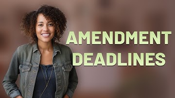 When Did Time Limits Begin for Ratifying Constitutional Amendments?