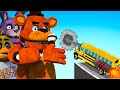 ANIMATRÓNICOS vs SUPER AUTOS 😱💥 FIVE NIGHTS AT FREDDY&#39;S