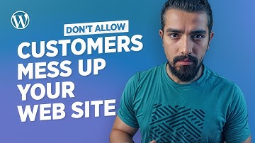 Hide Admin Menus AGAINST CURIOUS CUSTOMERS in WordPress
