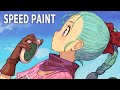 Speed paint  bulma dragon ball