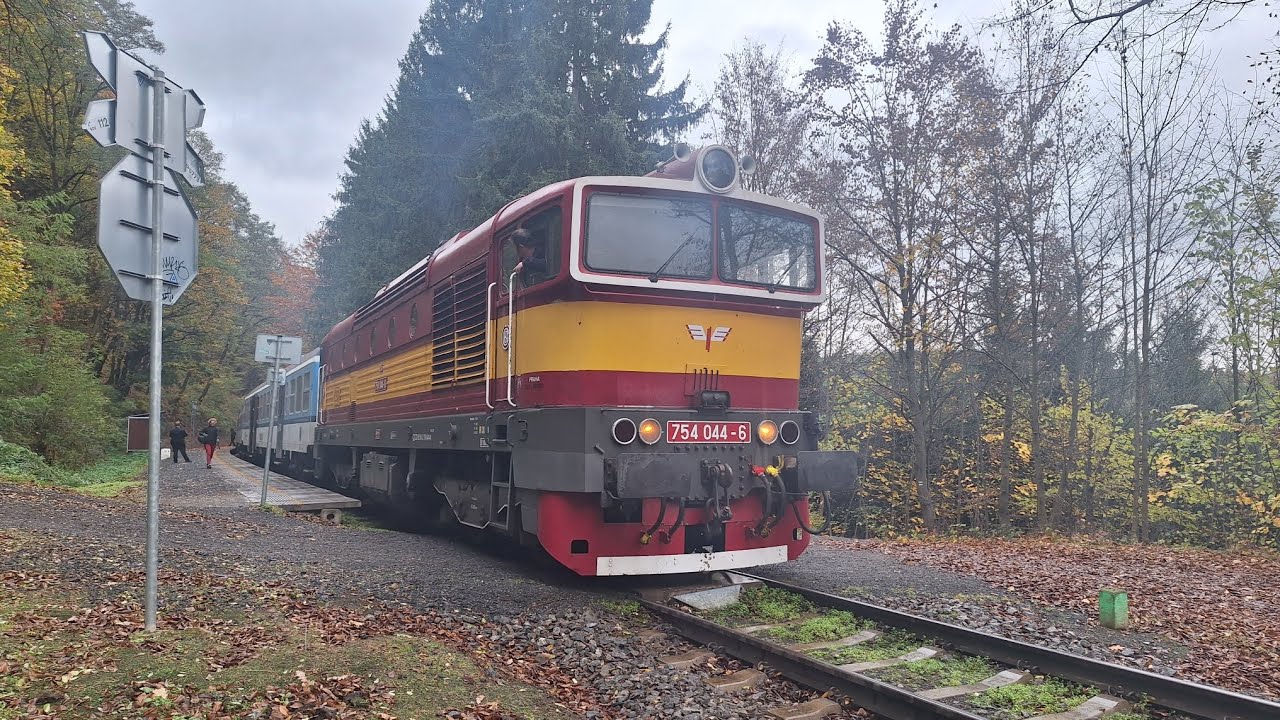 Vlaky v říjnu na trati 212, ukončení sezóny. 24.-29.10.2025